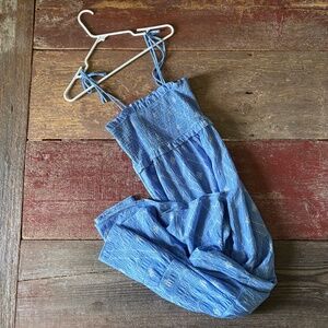 Adorable Periwinkle Blue Maxi Sundress Like New, Size Medium